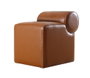 Atelier Del Sofa Rohin Deri Puf - Marrón